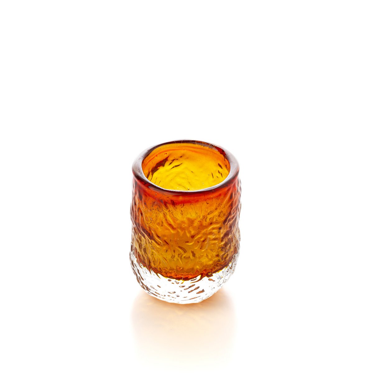 Glazen beker Glow amber