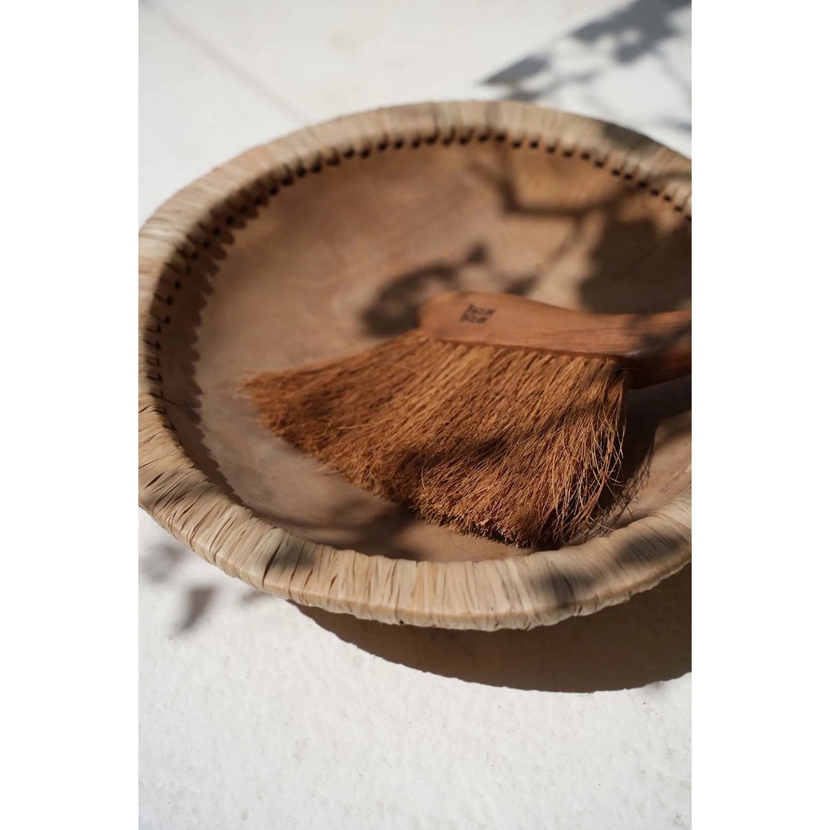 Teakhouten kom Like me naturel - 30 cm