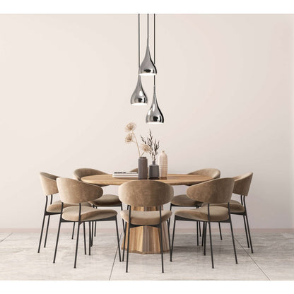 Hanglamp Stijl 3-Lichts Chroom - Ø 30 cm (E27)