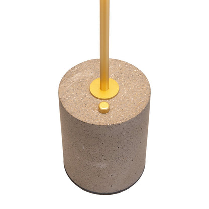 Acculamp Seta Zwart Metaal/Beton - 30 cm