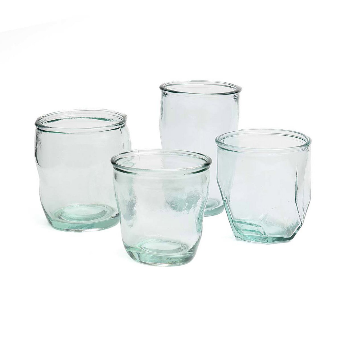 Transparant glas Yang blauw
