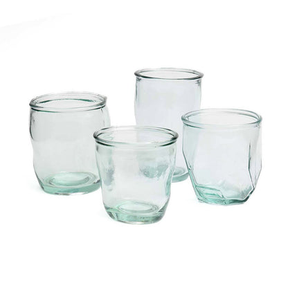 Transparant glas Yang blauw