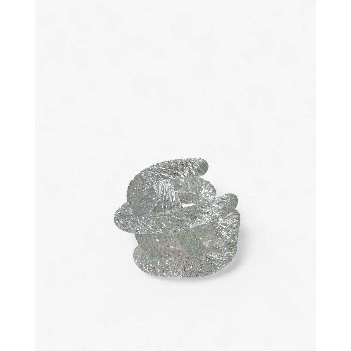 Glazen sculptuur Klein geknoopt - 10 cm