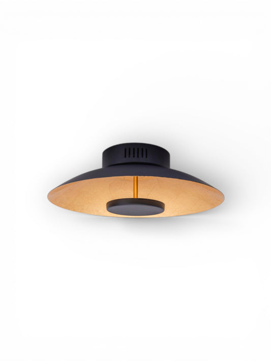 LED Plafondlamp Firenze Zwart/Goud - Ø 30 cm - OutHome