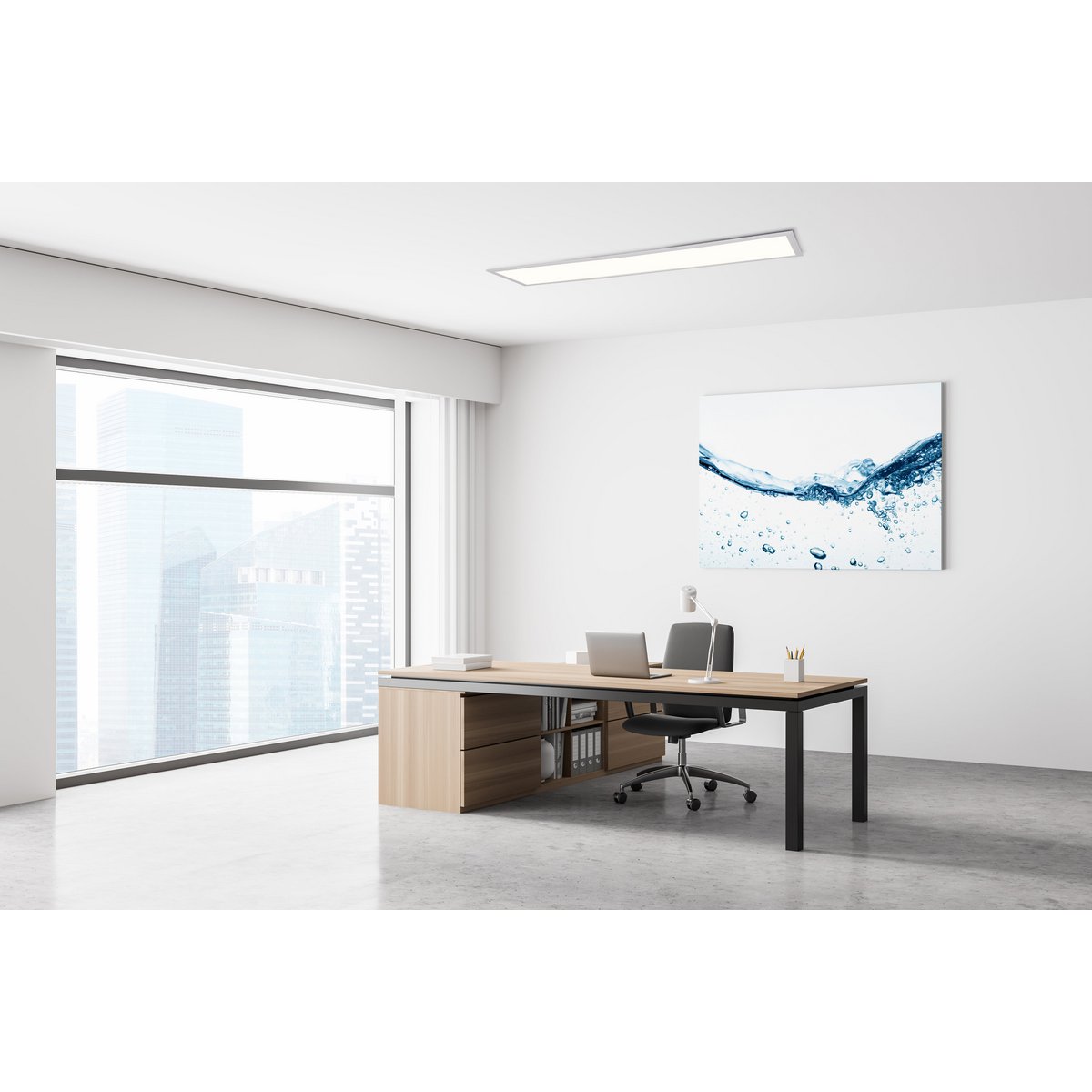 LED Paneel Nicola Wit - 119,5 x 29,5 cm