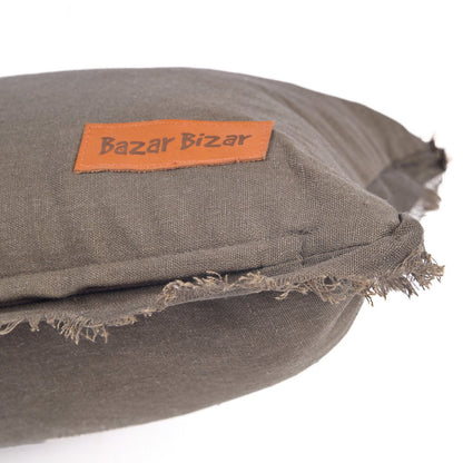 Kussenhoes Smoky vibe grijs - 30x50 cm