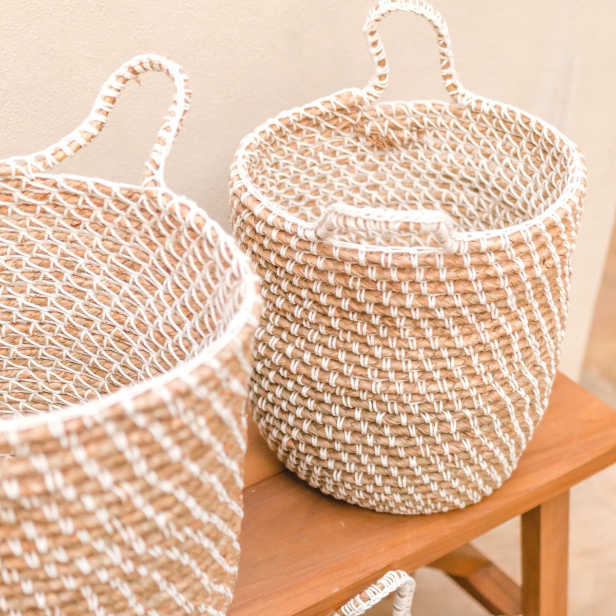 Wasmand Guunng Bananenvezel Macramé