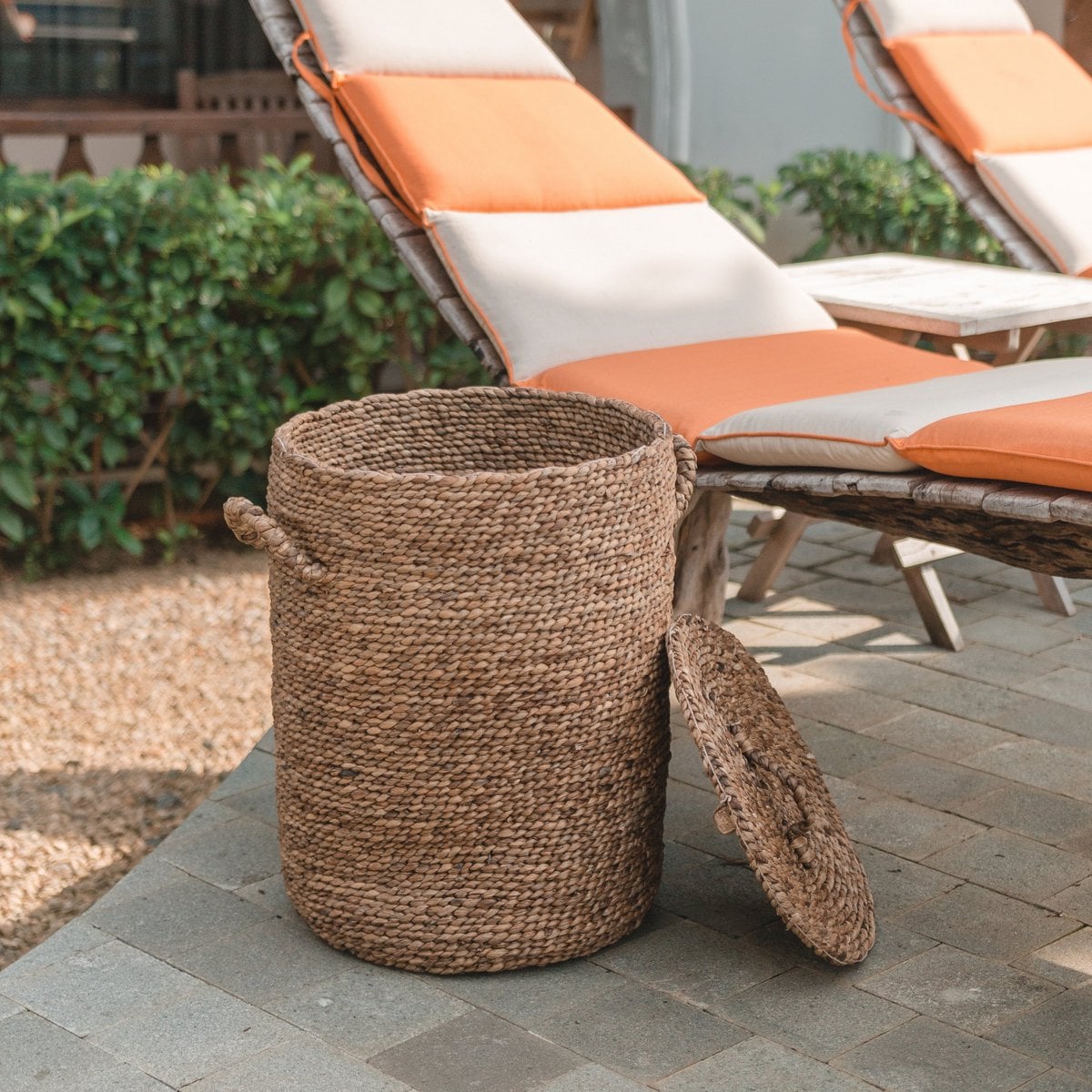 Opbergmand Ikat met Deksel