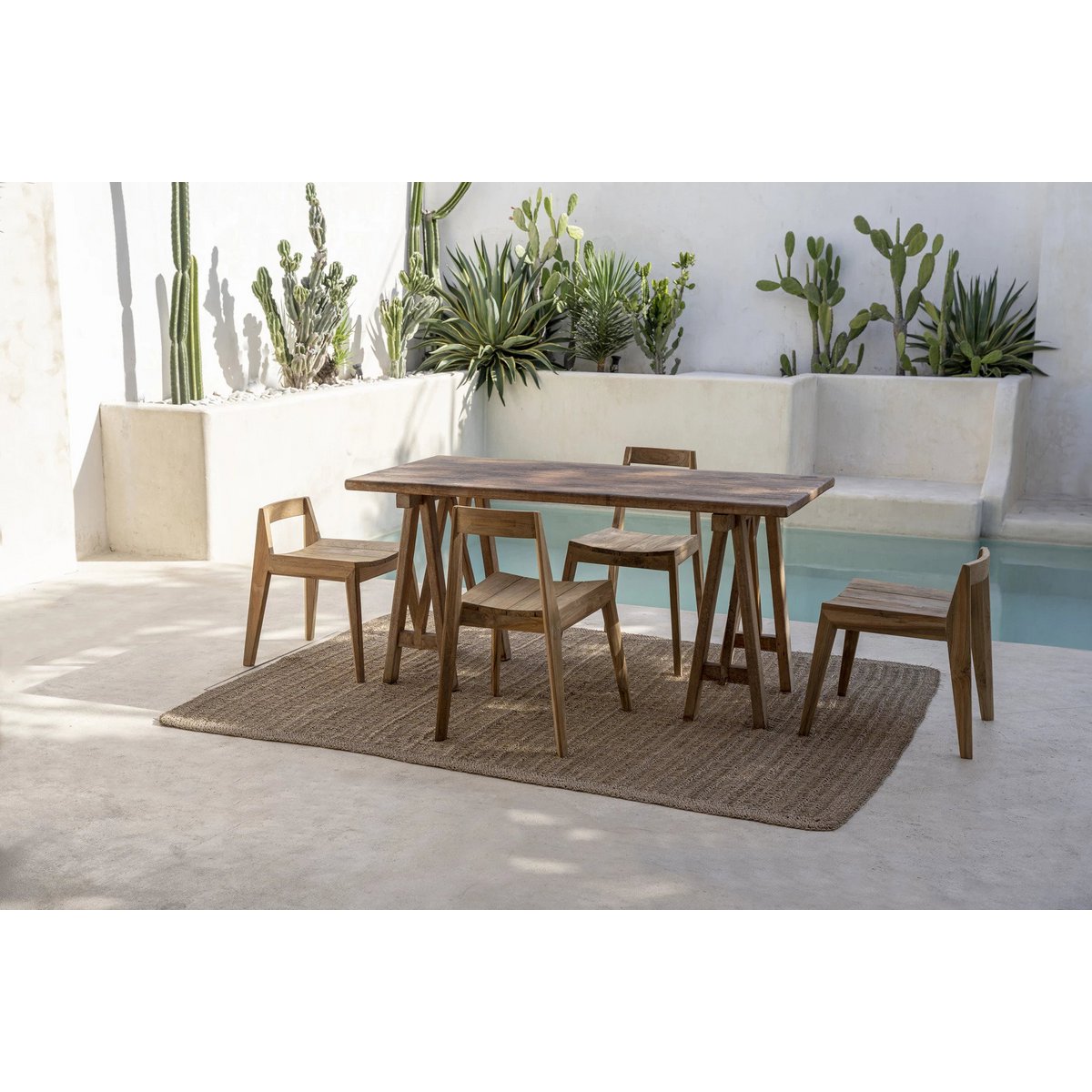 Zeegras tapijt naturel - 180x240 cm