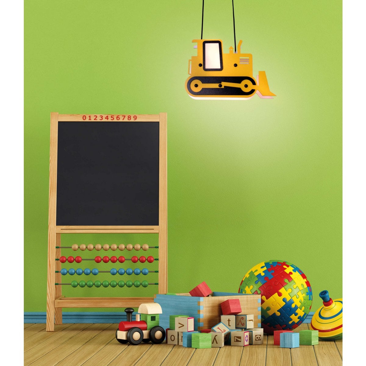 Hanglamp Carter Hout (Kinderkamer) (E27) - OutHome