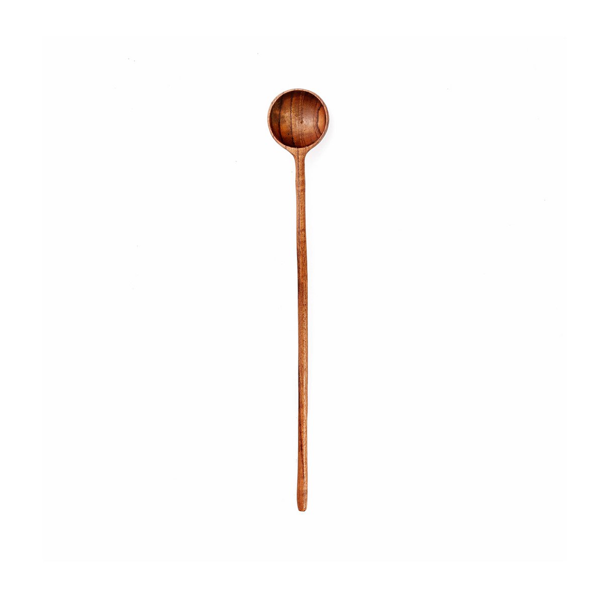 Teak doseerlepel Wortel bruin