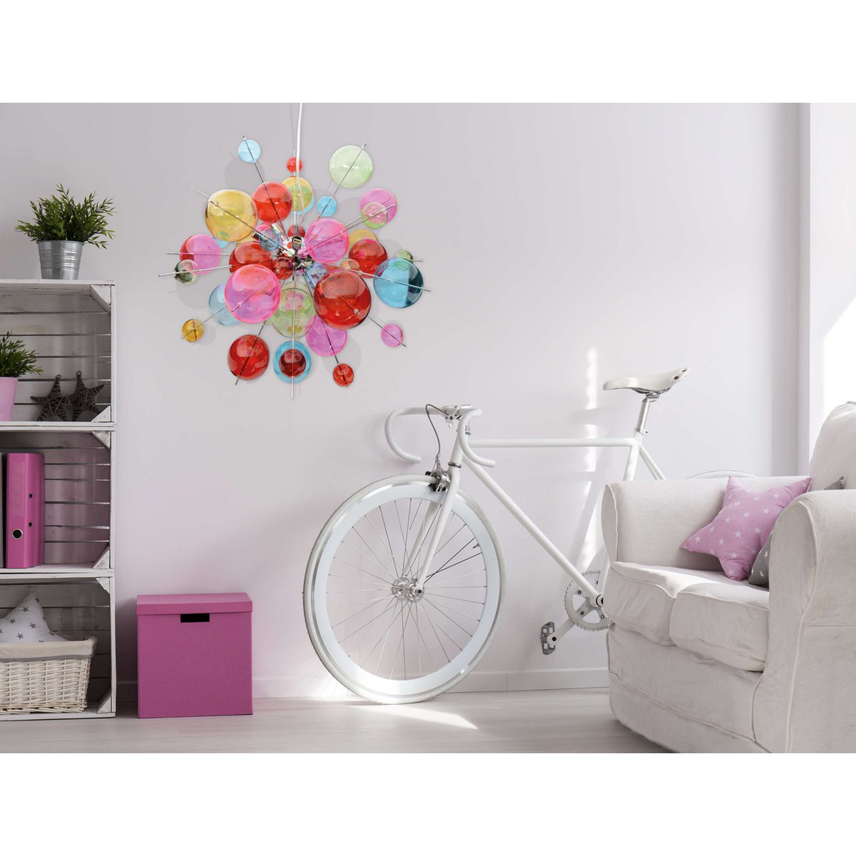 Hanglamp Explosie Gekleurd - Ø 65 cm (G9)