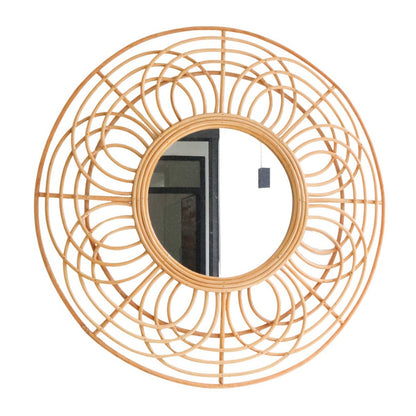 Wandspiegel Rotan Putuk - Ø 58 cm