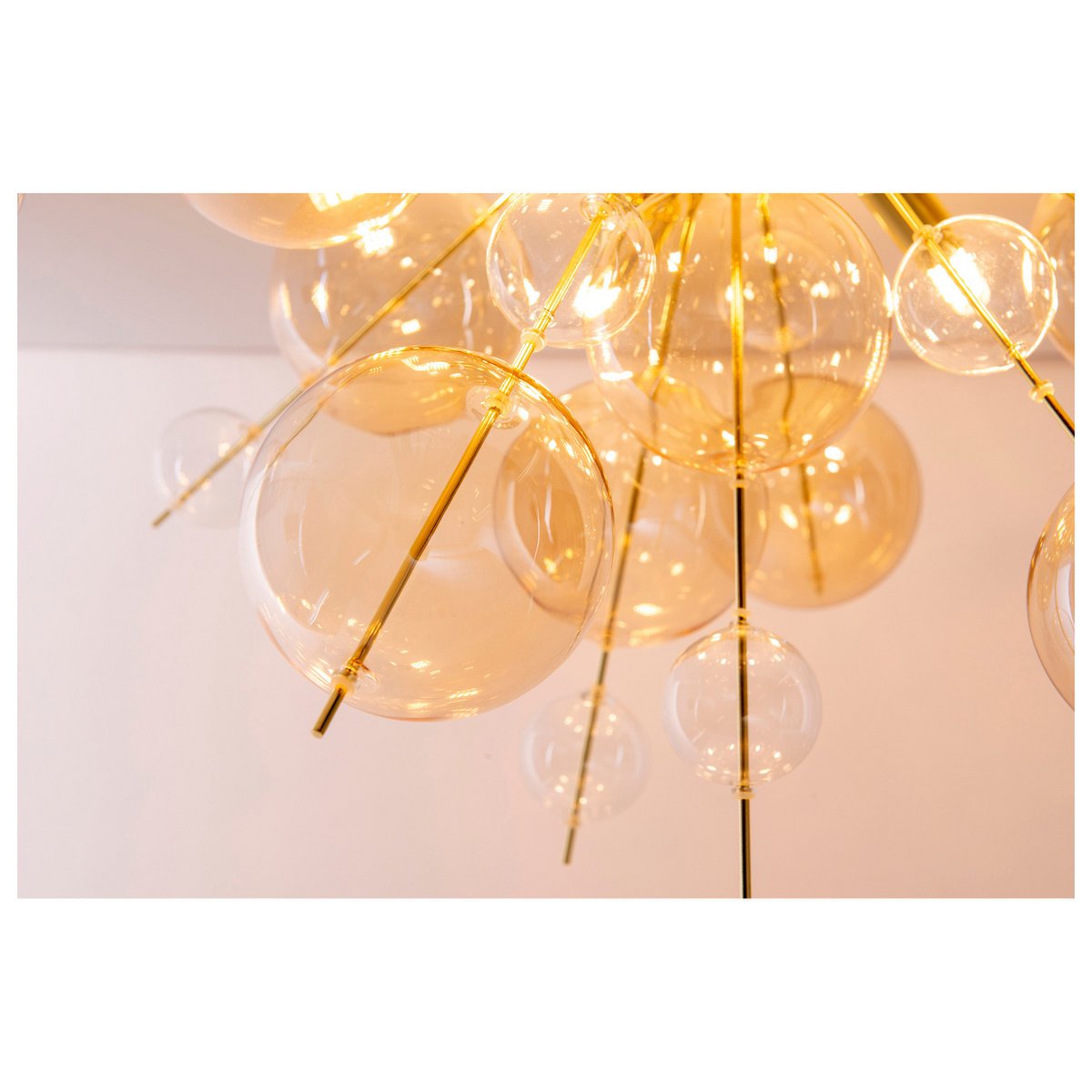Plafondlamp Explosie Amber - Ø 57 cm (G9)