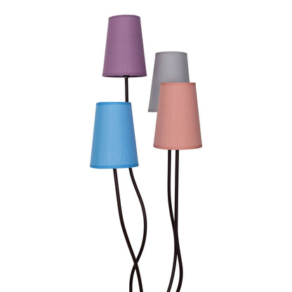 Vloerlamp Boho 4-Lichts Kleurrijk - 140 cm (E14)