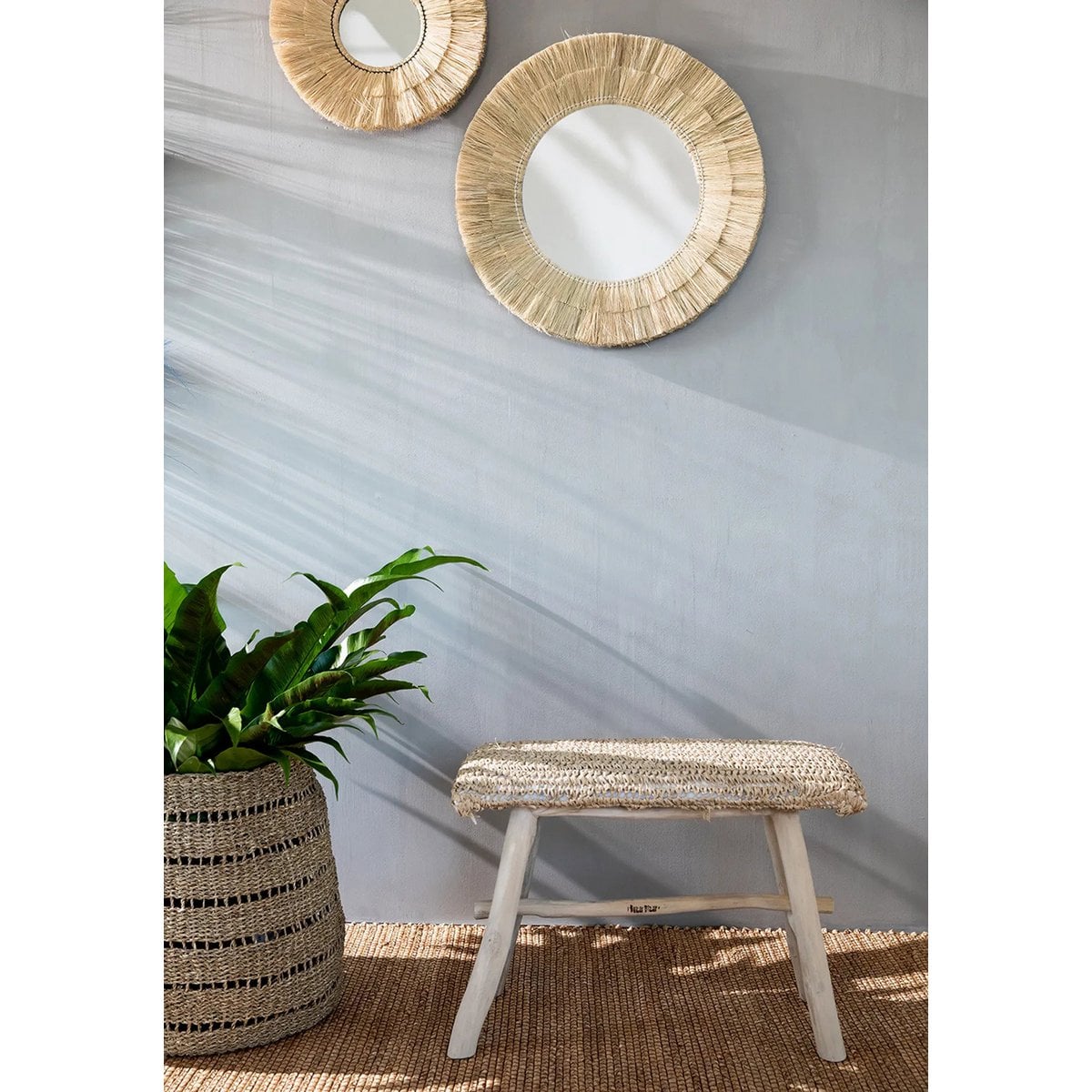 Waterhyacint tapijt Killing field naturel - 260 x 180 cm