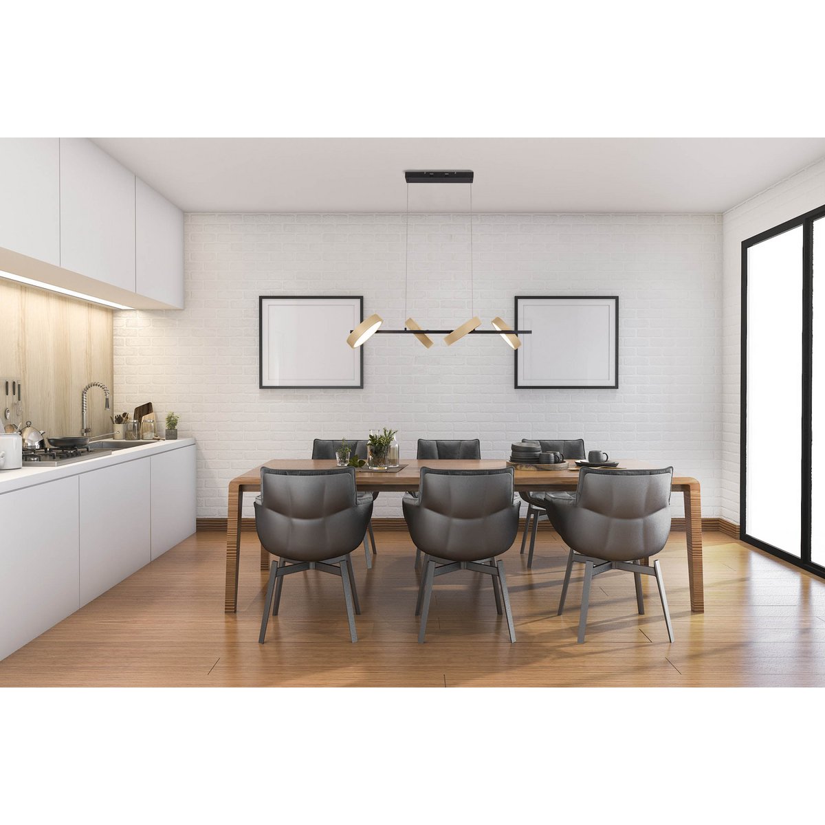 LED Hanglamp Tessa Amandel - 110 cm - OutHome
