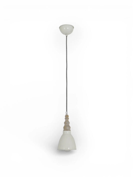 Metalen Hanglamp Delhi Beige (E27) - OutHome