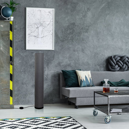 Vloerlamp Beate Grijs Metaal/Textiel (E27)