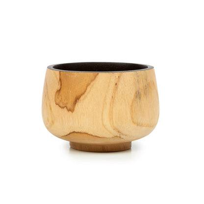 Teakhouten schaal Bondi natuur - 28 cm