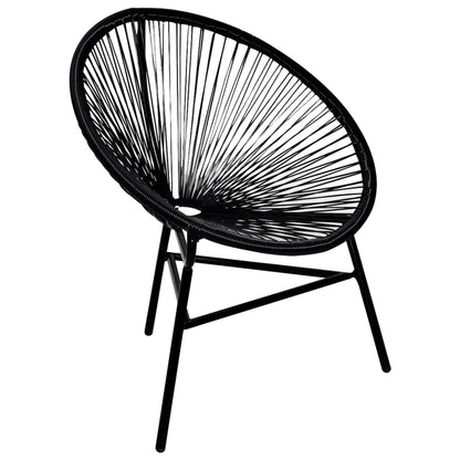 Tuinmaanstoel Poly Rattan