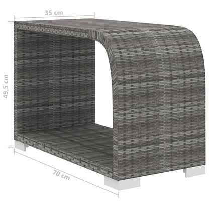 8-Delige Loungeset Met Kussens Poly Rattan