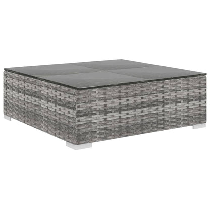 8-Delige Loungeset Met Kussens Poly Rattan