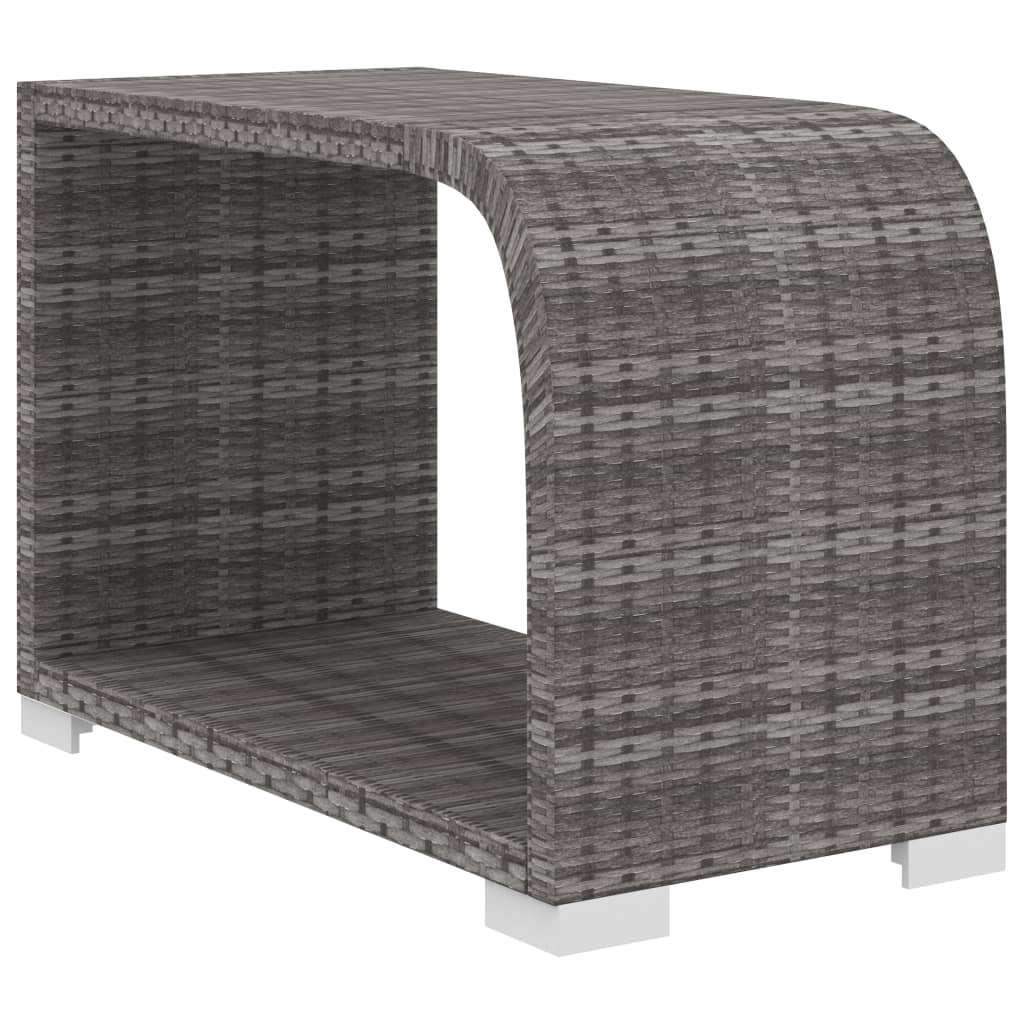 8-Delige Loungeset Met Kussens Poly Rattan