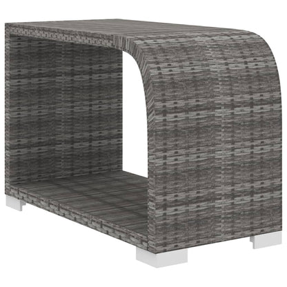 8-Delige Loungeset Met Kussens Poly Rattan
