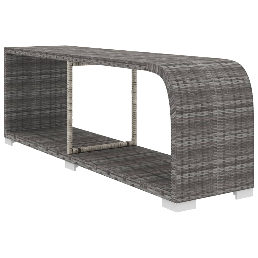 8-Delige Loungeset Met Kussens Poly Rattan