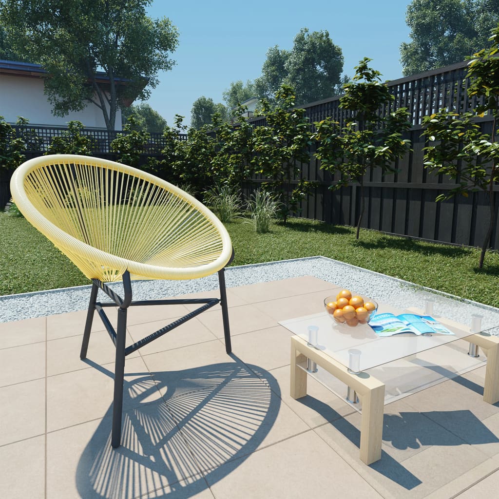 Tuinmaanstoel Poly Rattan