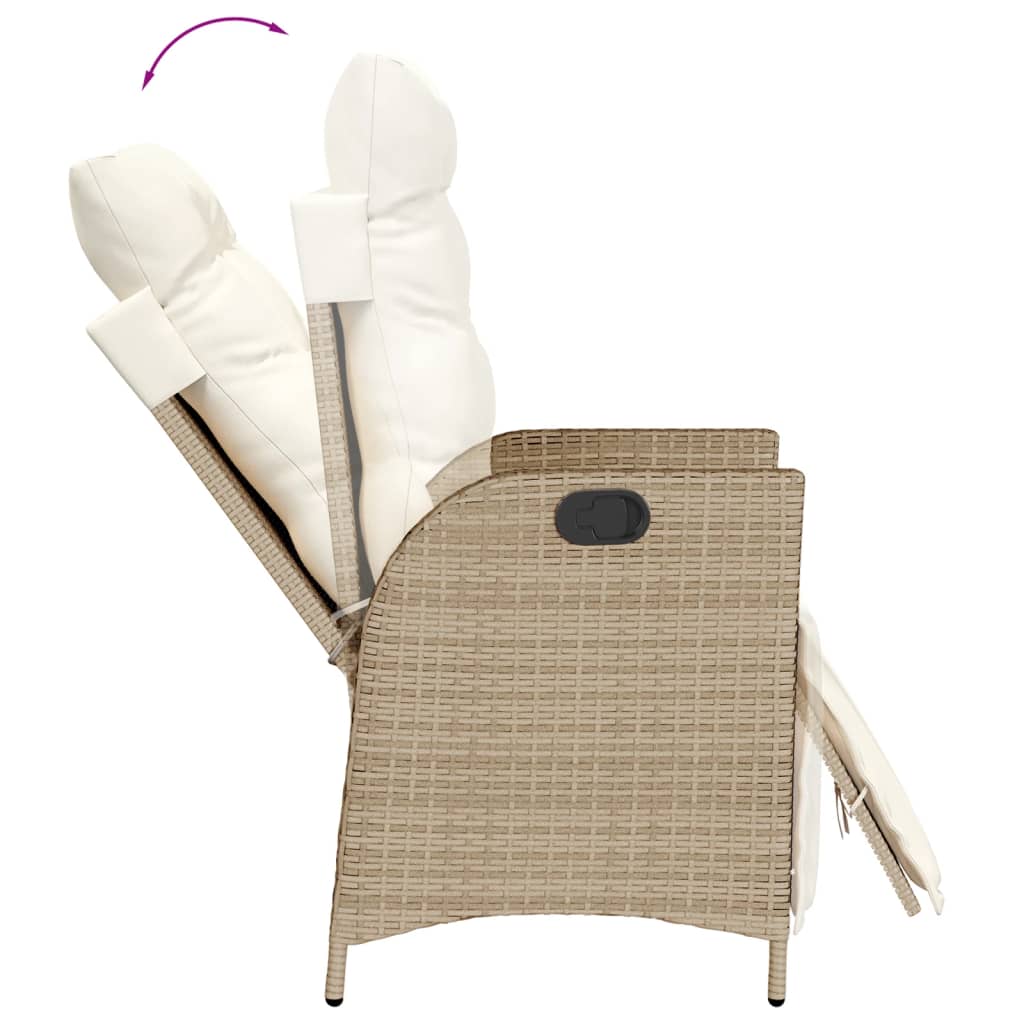 Tuinstoel Verstelbaar Poly Rattan