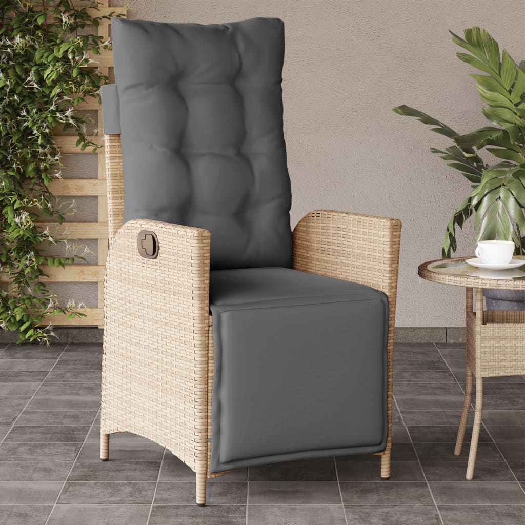 Tuinstoel Verstelbaar Poly Rattan