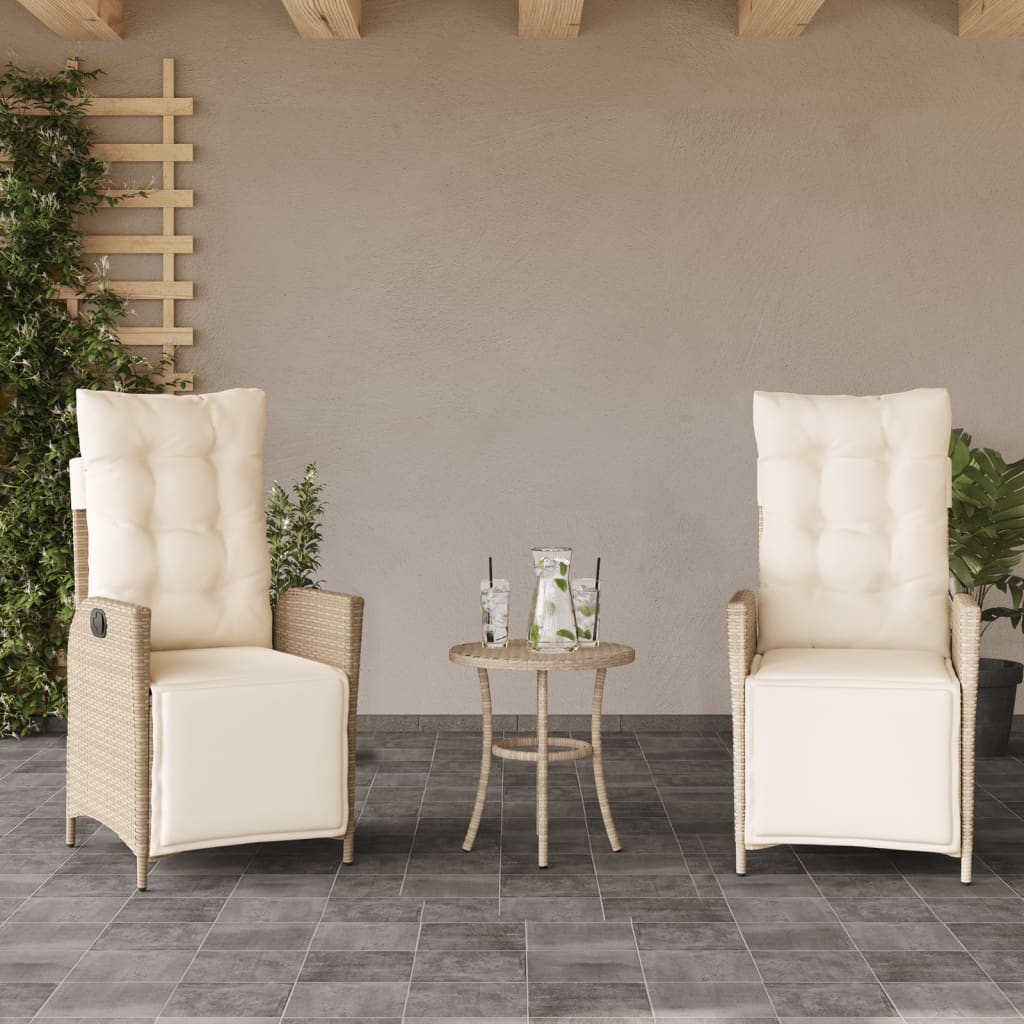 Tuinstoel Verstelbaar Poly Rattan