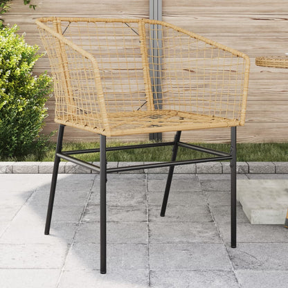 Tuinstoel Poly Rattan 2 St