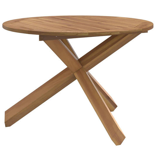 Tuintafel Ø Massief Teakhout