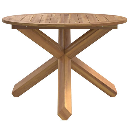 Tuintafel Ø Massief Teakhout