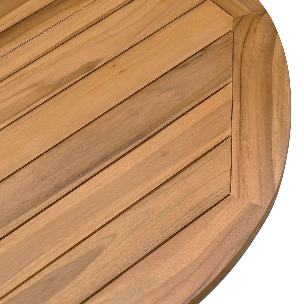 Tuintafel Ø Massief Teakhout