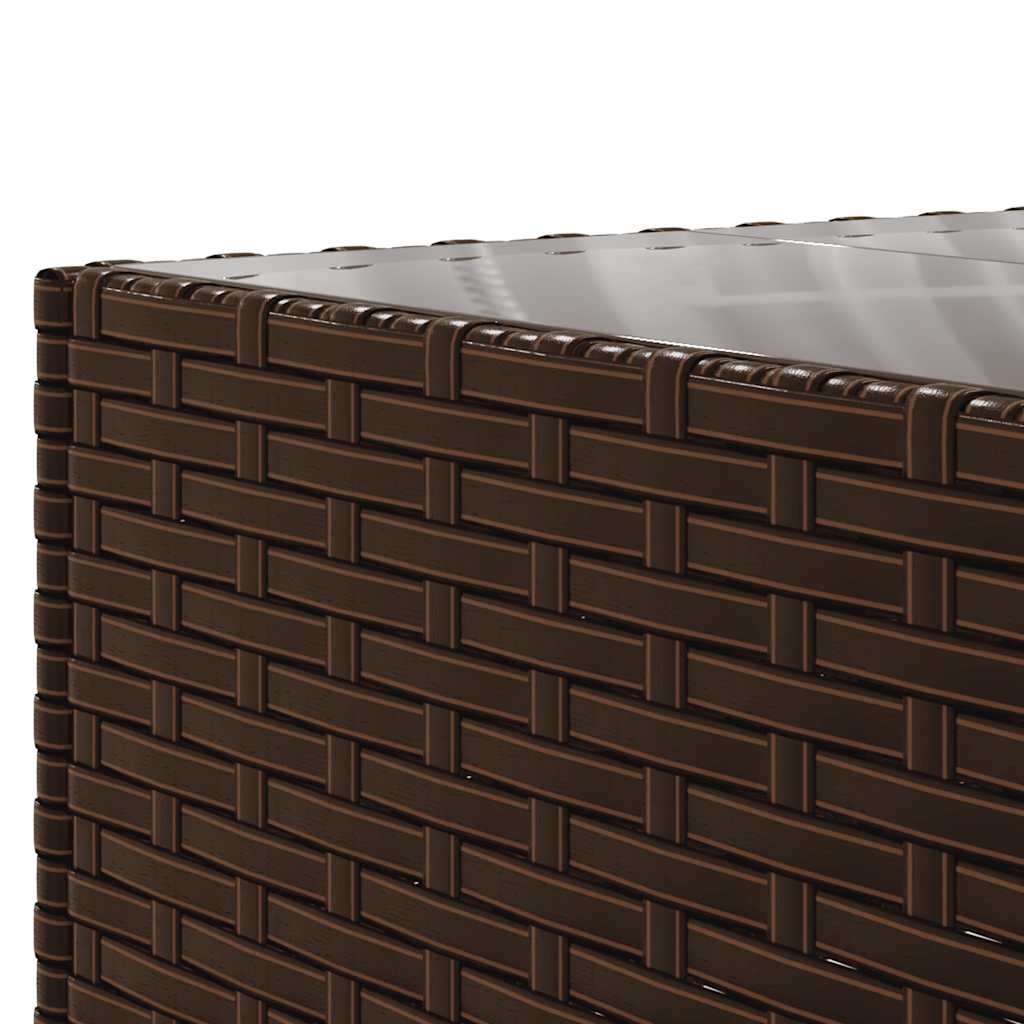 7-Delige Loungeset Met Kussens Poly Rattan