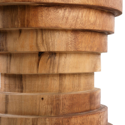 Natuurlijke houten kruk Mazu naturel