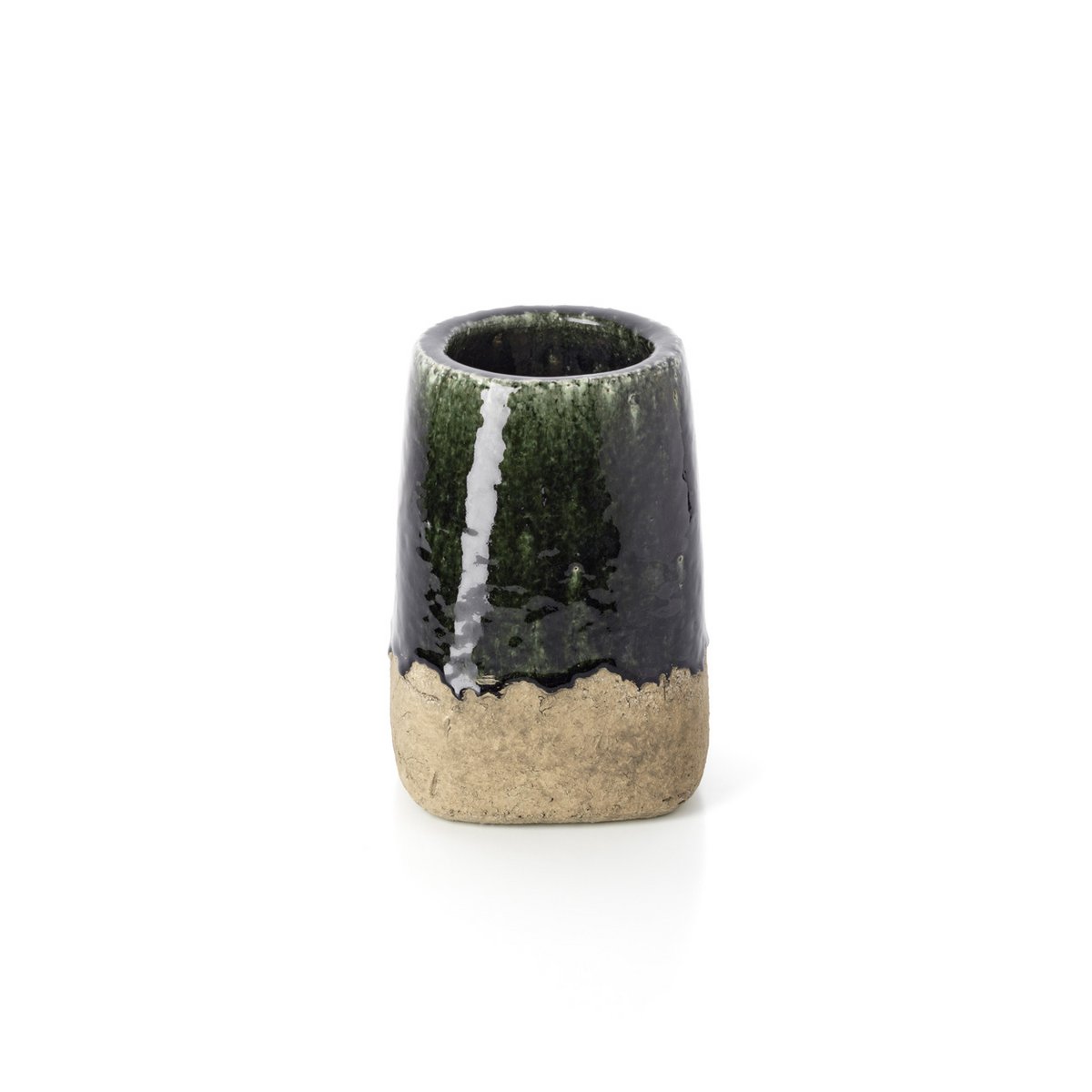 Steengoed plantenbak Moss betongroen - M
