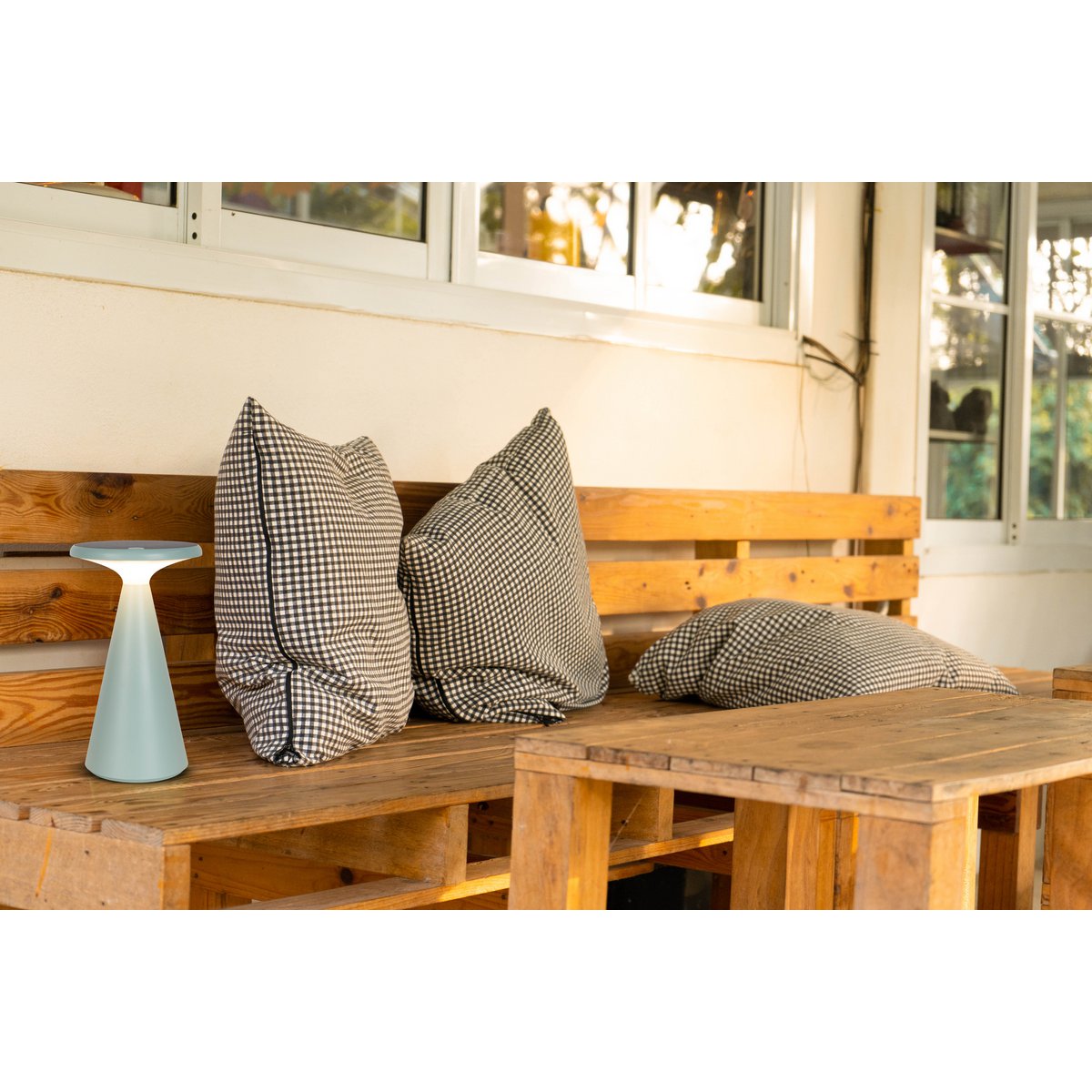 Solar Tafellamp Palu Groen - 20 cm (Binnen/Buiten)