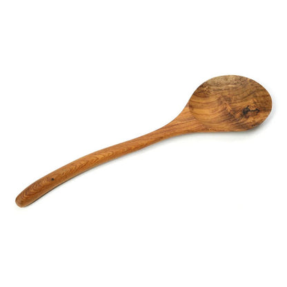 Teakhouten wortellepel - L