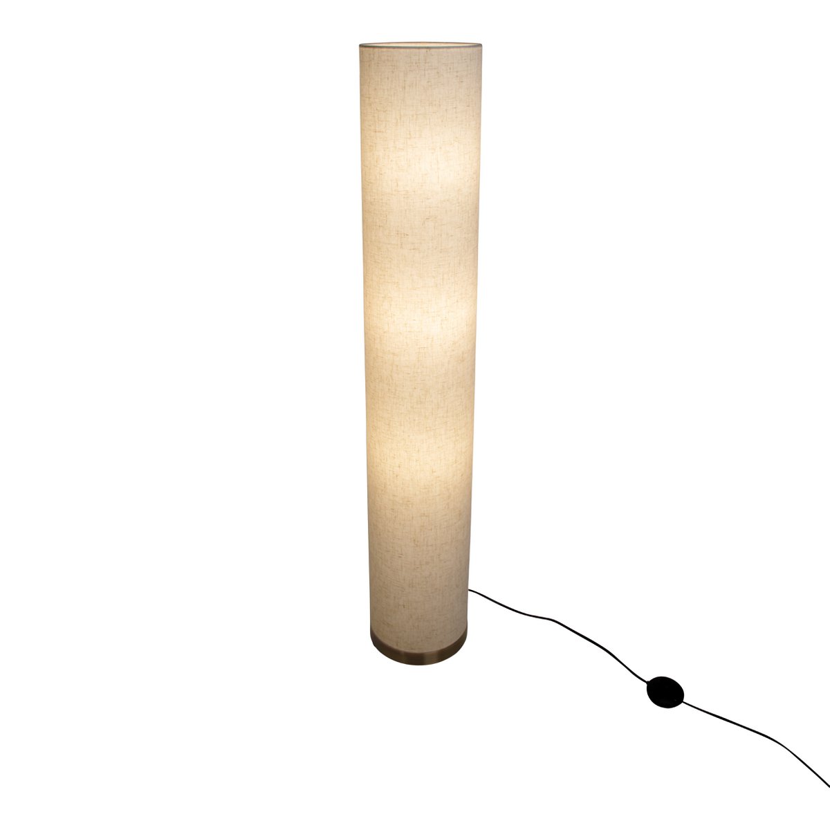 Vloerlamp Beate Natuur Metaal/Textiel - 110 cm (E27)