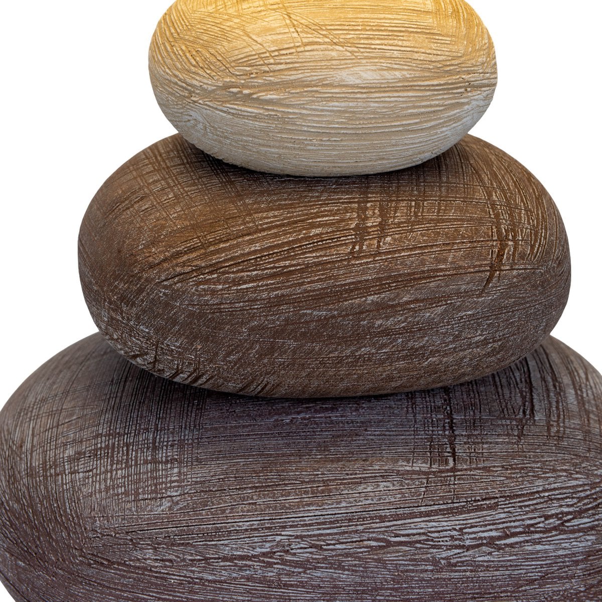 Keramische tafellamp "Stoney", keramische tafellamp in bruin, met E14 - aansluiting, tafellamp voor eetkamer, woonkamer, gang of kantoor, of als een bedlamp, 31 cm hoog - OutHome