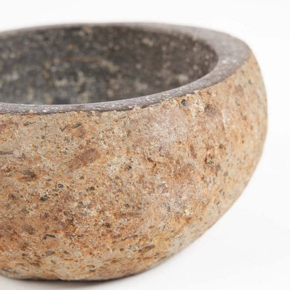 Riviersteen kom Riverstone zwart