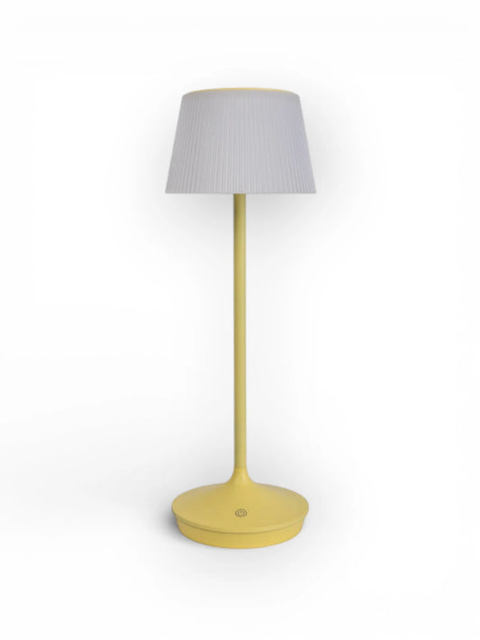 Solar Tafellamp Emmi Geel/Wit - 38 cm (Dimbaar)