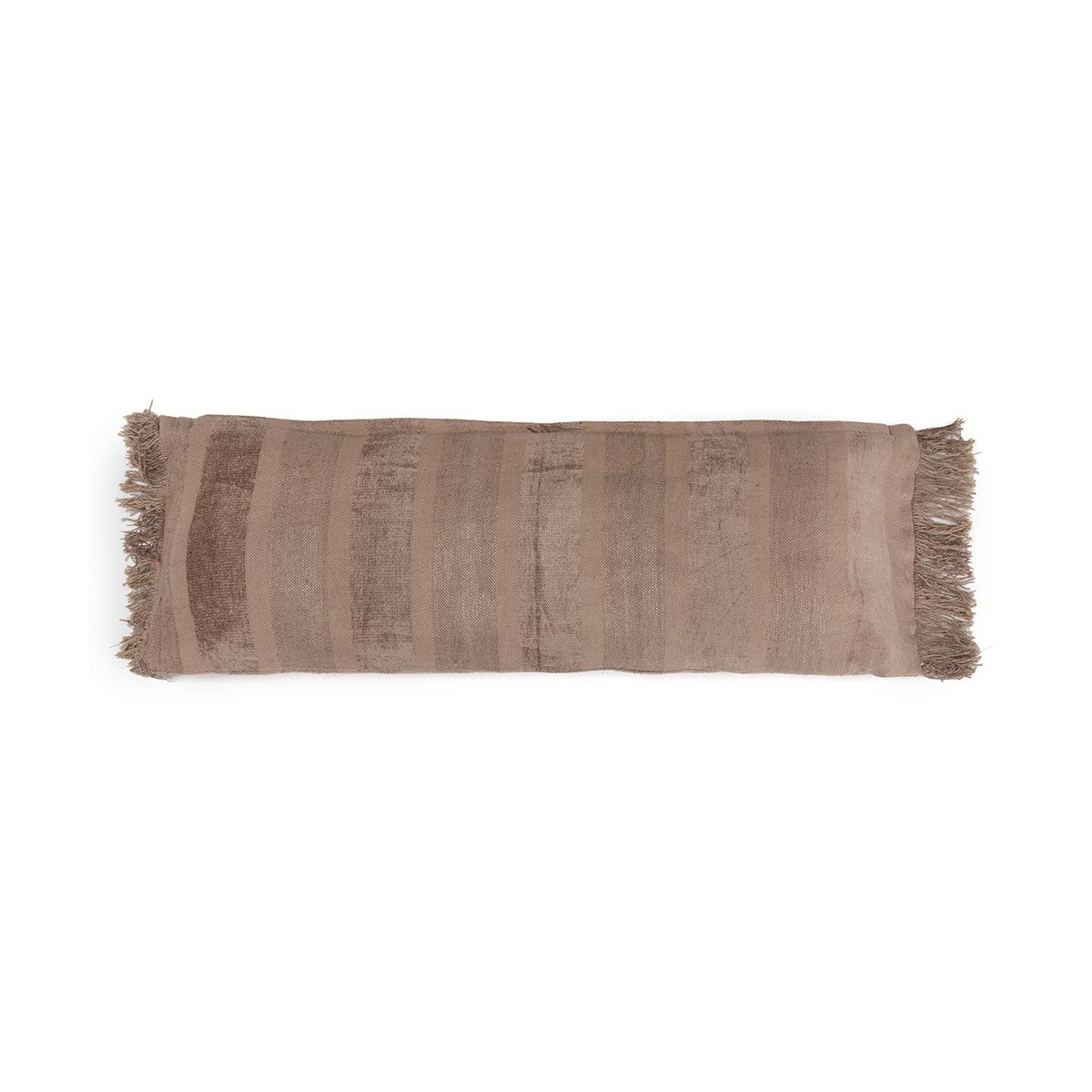Betonfluweel kussenhoes grijs - 35x100 cm
