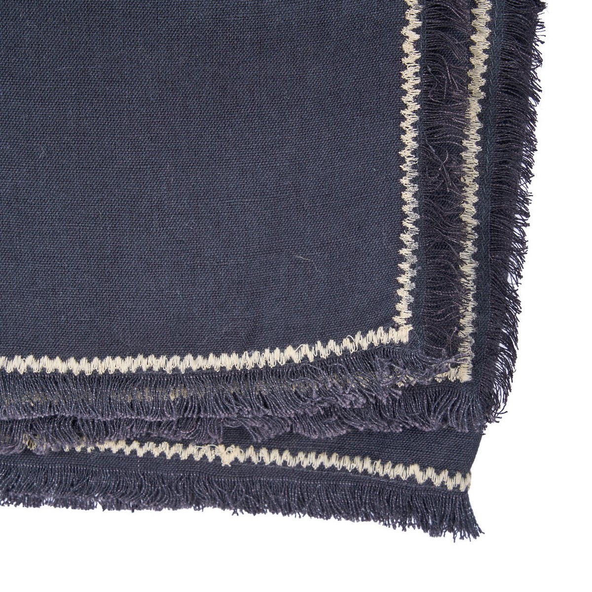 Tafelkleed Toscane zwart naturel