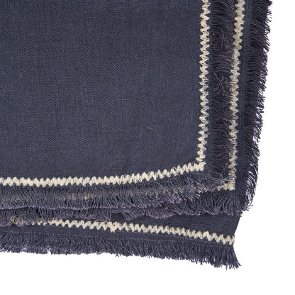Tafelkleed Toscane zwart naturel